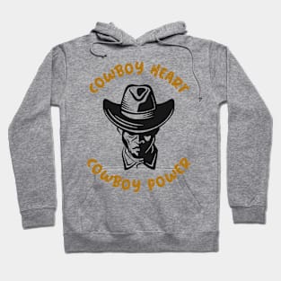 Cowboy power cowboy heart Hoodie